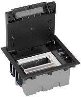 Лючок регулируемый в бетон Simon Connect Cima SF270 2х2 мод. 171x187x76мм IP44 графит картинка